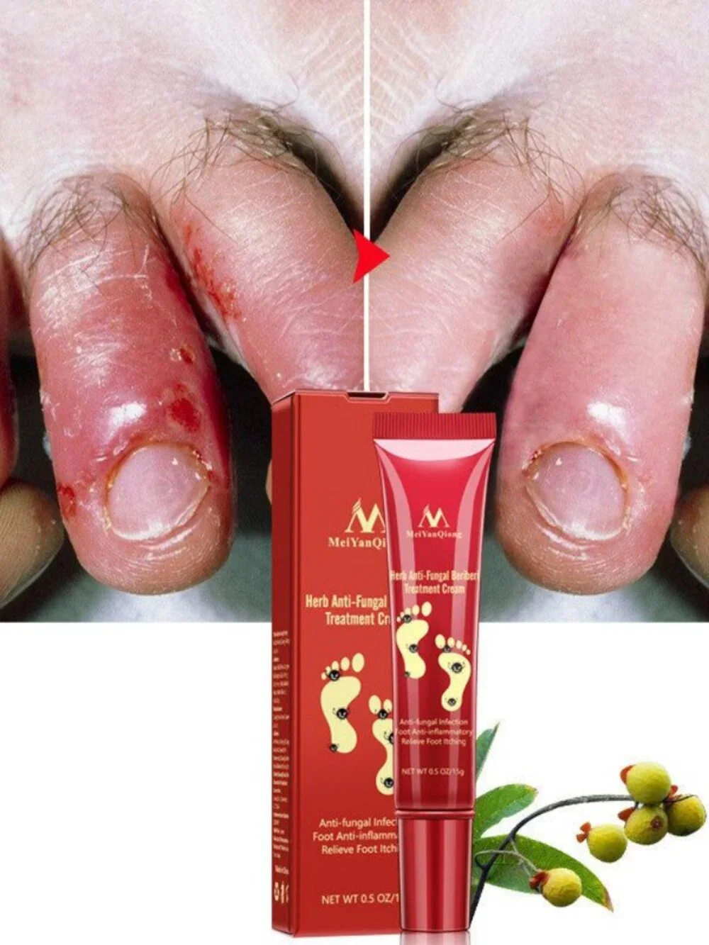 cj Beauty Face Foot Cream - Red / 15g